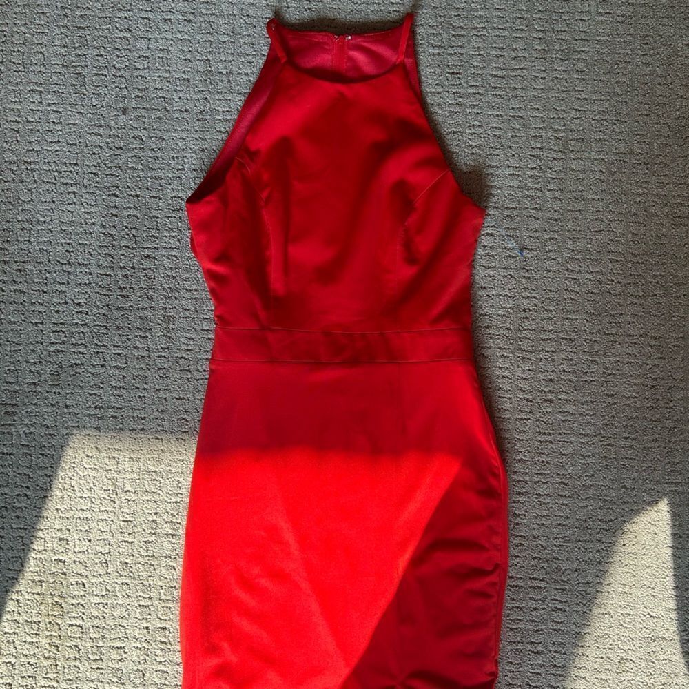 JJs House Red High Low Maxi Dress - Picture 9 of 12